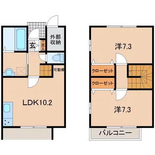 リバービューみどりの杜IVの間取り