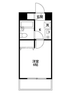 アオキビル第28【6階】の間取り