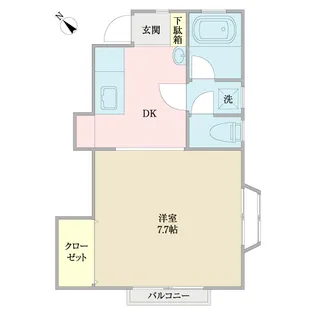 ガーデンベレーザ【1階】の間取り