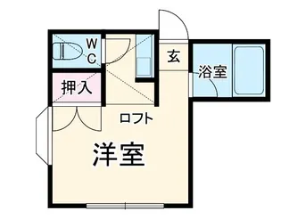 サンハウス津田沼【1階】の間取り