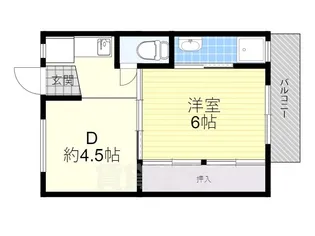 ビレッジハウス高田2号棟【2階】の間取り