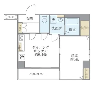 スカイコート武蔵小杉【2階】の間取り