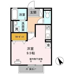 アミティエ下野田【2階】の間取り