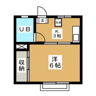 メゾン関【1階】の間取り