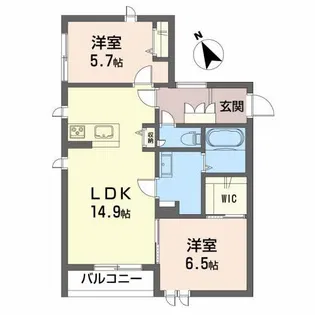 ロイヤルコートハウス【2階】の間取り