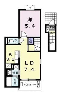 グランデ・フィオーレ【2階】の間取り