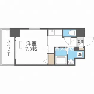 ワールドアイ大阪ドームシティ【8階】の間取り
