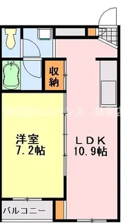 フィールドハウス末広弐番館【2階】の間取り