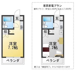 ハイツハーモニー【2階】の間取り