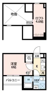 REVE鶴舞【2階】の間取り