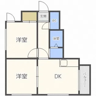 エトワール本町【3階】の間取り