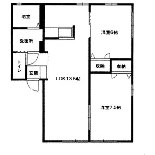 シオン【1階】の間取り