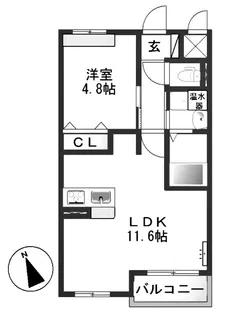 グランティス【2階】の間取り