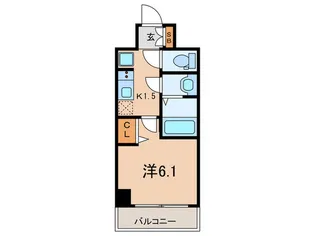 ファステート神戸サルビア【6階】の間取り
