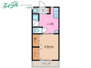 プチコーポ【1階】の間取り