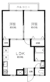 カーサー・フローレ【1階】の間取り