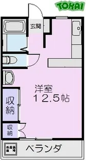 マンションYAMADA C【2階】の間取り