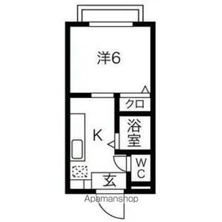 ジョリエ新百合ヶ丘【1階】の間取り