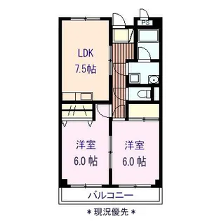リンピア泉【2階】の間取り