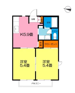 パールサン【1階】の間取り