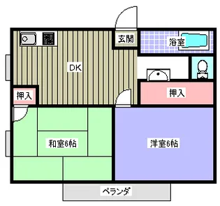 メゾン・ド・ノアB【1階】の間取り
