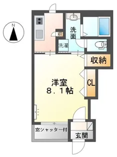 グラシアスII【1階】の間取り