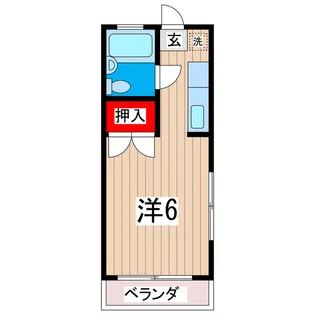 セヤマハイツ【3階】の間取り