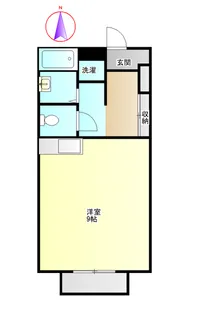 パレス日野【1階】の間取り