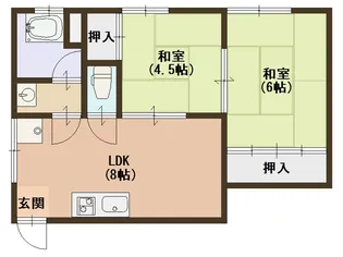 中村マンション【3階】の間取り