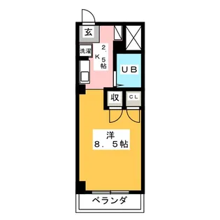 レジデンスTL・西荘【5階】の間取り