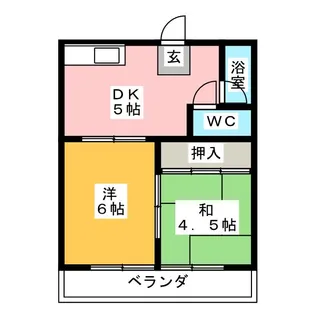 Hiコーポ本郷【2階】の間取り