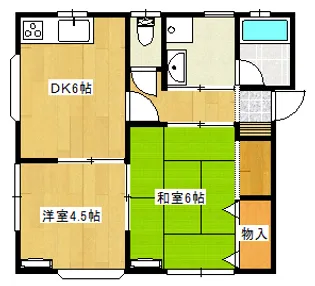 コートサンフラワー【1階】の間取り