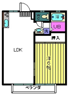 メゾン旭A【1階】の間取り