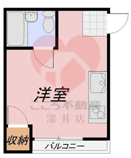 丸栄マンション【4階】の間取り