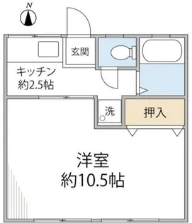 神奈川県小田原市国府津【アパート】の間取り