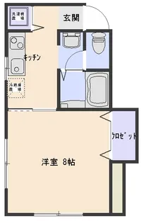 イーグルハイツ【1階】の間取り