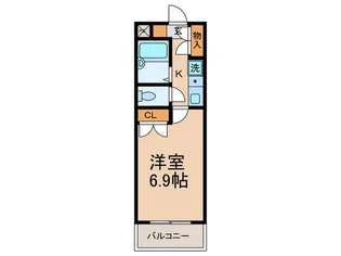 ヴァンテアン矢向【1階】の間取り
