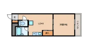 βビル【5階】の間取り