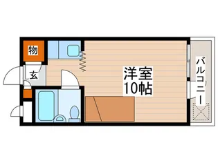 コ-ポベルB【1階】の間取り