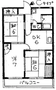 ステイ1伊福町【2階】の間取り