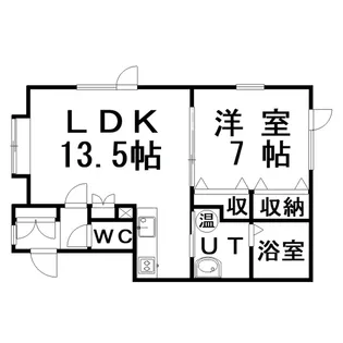 ビラ昭和2号館【1階】の間取り