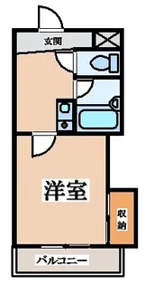ウィンライフ山本【2階】の間取り