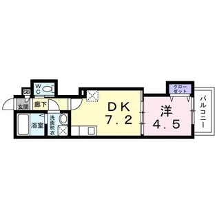 TKアンバーコート浜寺【3階】の間取り