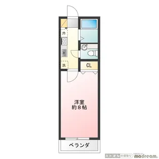 コーナスフロリダ【2階】の間取り