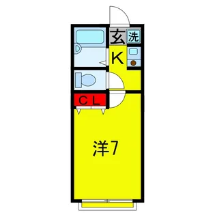 ハイツソウジャ【2階】の間取り