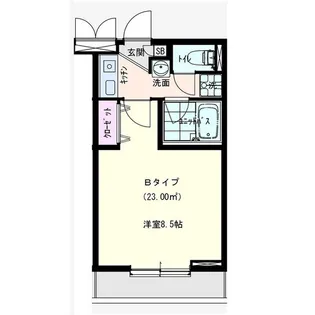 カーサコリーナ山手【3階】の間取り