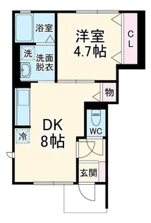 ソレイユ【1階】の間取り