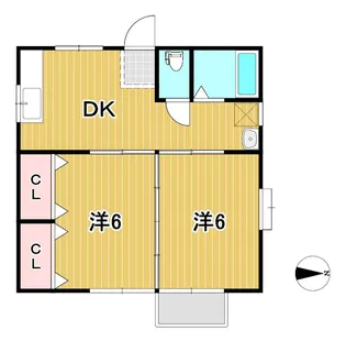 アーバンハイツ【2階】の間取り