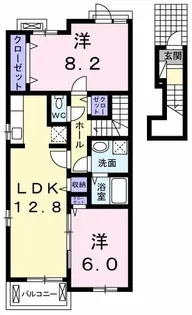 プリムヴェール III【2階】の間取り