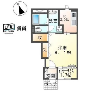 ルリエ【1階】の間取り